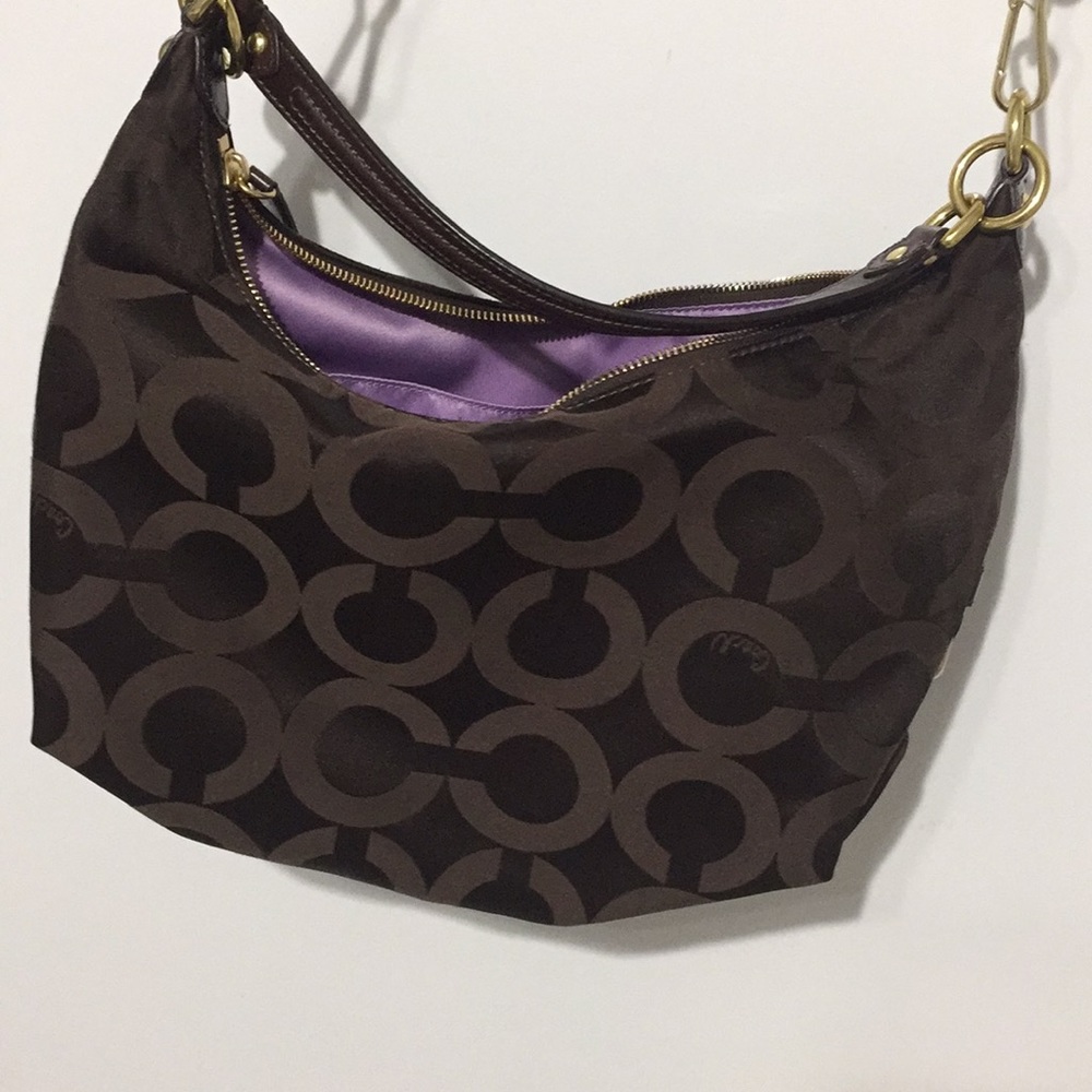 Brown Coach Purse - Picture 5 of 6